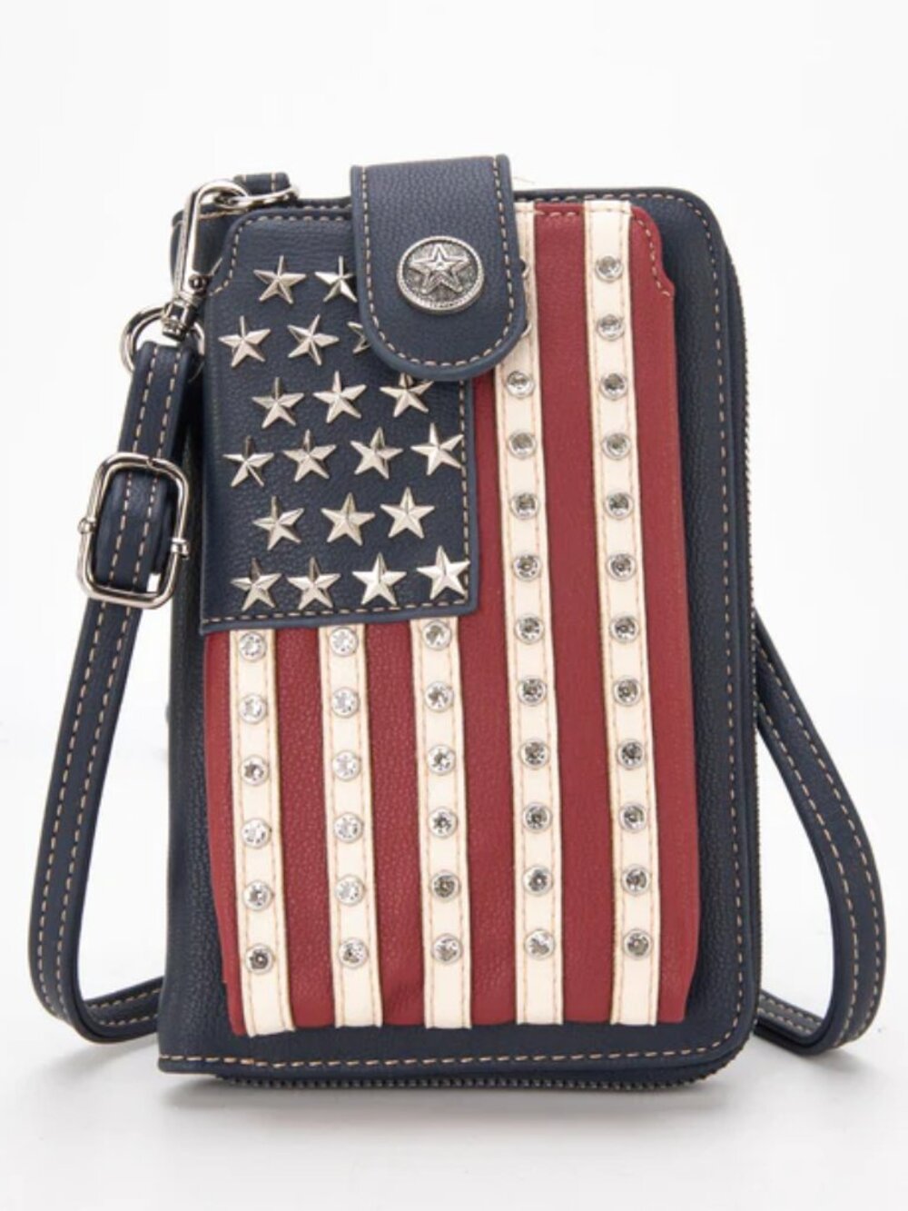 American Pride Phone Case Crossbody Wallet